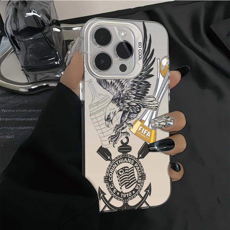 Capa para Anti-impact Samsung  A56 A36 A55 A54 A16 A15 A14 A05S A52 A34 A35 A32 A13 S24 S23 S25 FE Padrão coríntio