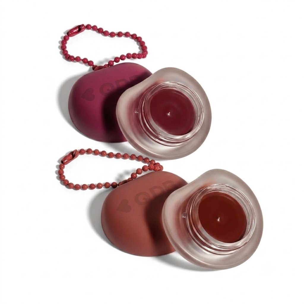 Combo Mochi Blur: Batom E Blush Roxo Amora Fuji 3,5g + Batom E Blush Marrom Cacau Matcha 3,5g