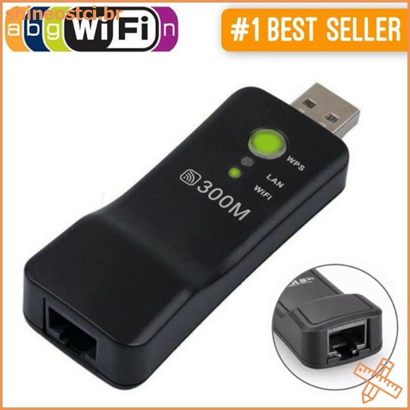 SHINE Smart TV Para UWA-BR100 Wifi Adaptador LAN USB Sem Fio Repetidor ,