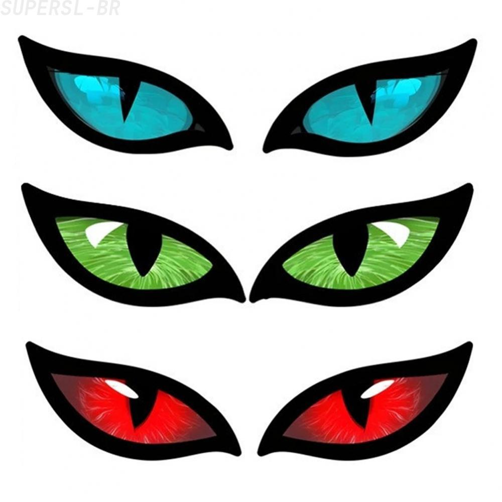 ⚡Clearance⚡Devil Eyes Sticker Direct Installation Elastic Material For Windshield