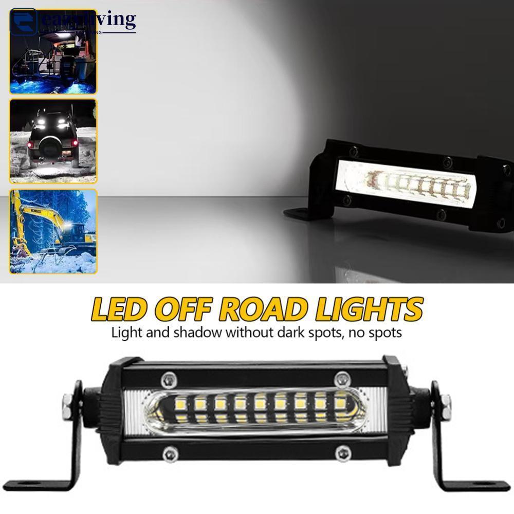 EAZYLIVING Carro Mini Barra De Trabalho LED 9led Fino Condução Nevoeiro Lâmpada Para Moto SUV Offroad UTV 4x4 Caminhão B