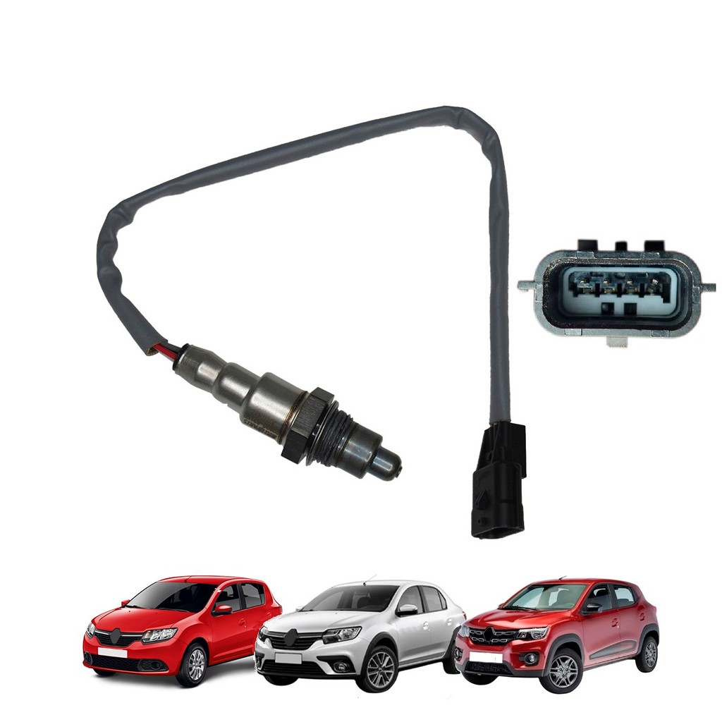 Sonda Lambda Renault Kwid Logan Sandero Nissan March Versa 1.0 12V Cinza