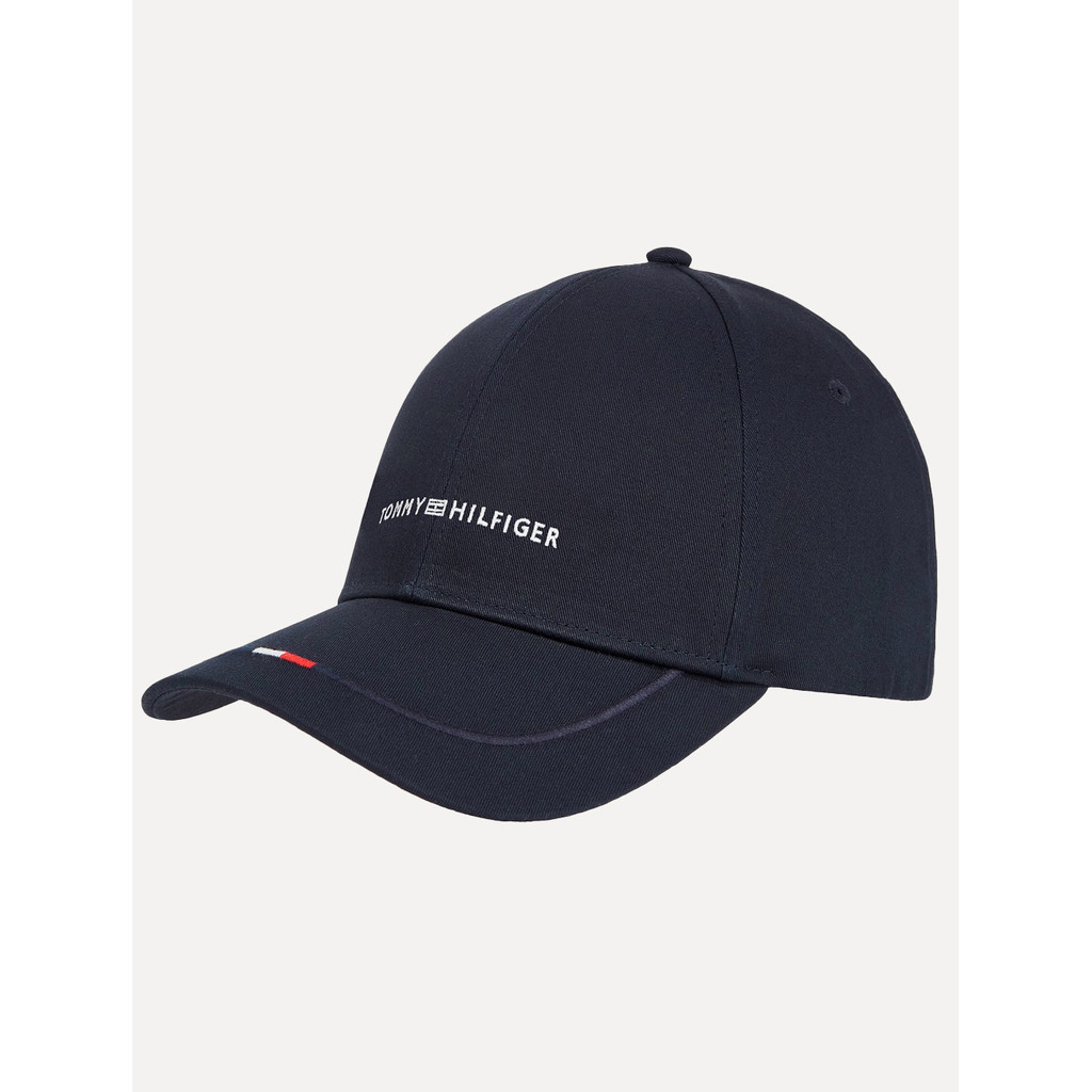 Boné Tommy Hilfiger Masculino Foundation 6 Panel Azul Marinho