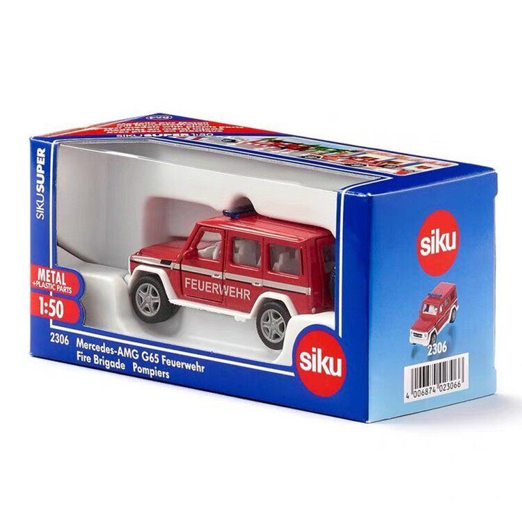 SIKU 2306 – Carro Mercedes-AMG G65 De Brigada/Comando A Incêndio (Modelo Fundido Em Liga 1 : 50)
