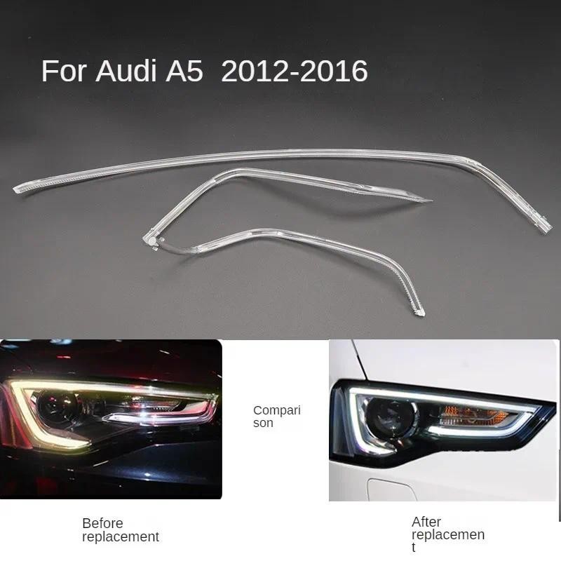 Para AUDI A5 2012-2016 DRL Placa Guia De Luz Tubo Farol Circulação Diurna Anjo Olho