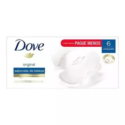 Kit Sabonete Dove Original 90g 6 Unidades