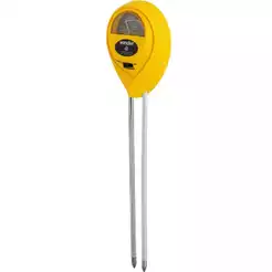 Medidor Analógico de Umidade PH e Luminosidade do Solo Para Plantas Jardinagem Vonder
