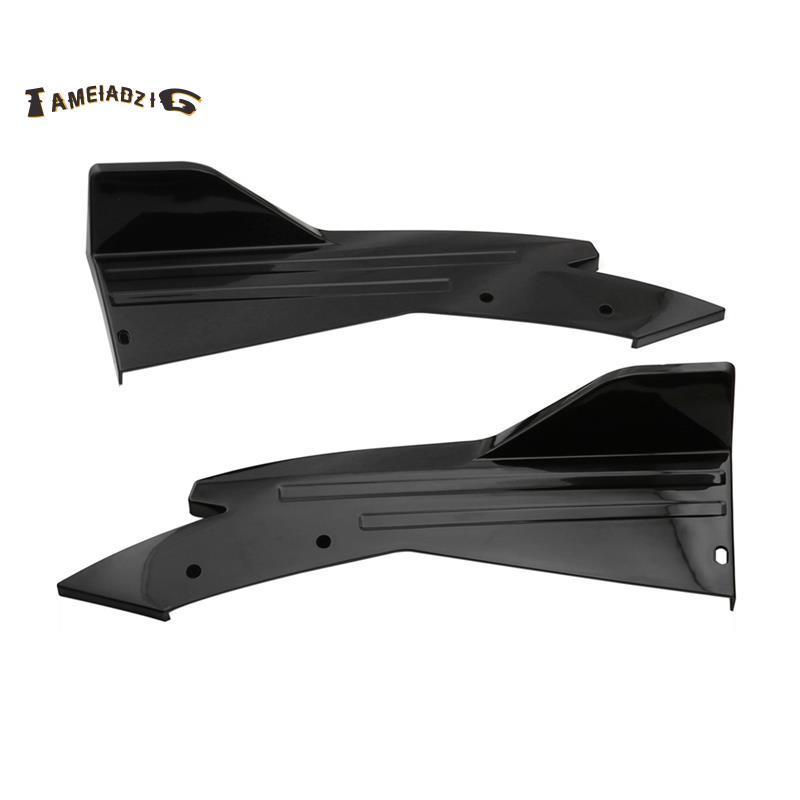 [Entrega Rápida T] 48cm Protetor De Para-Choque Traseiro Canards Divisor Saia Lateral Guarda Corpo Kits Capa Adesivo Ace