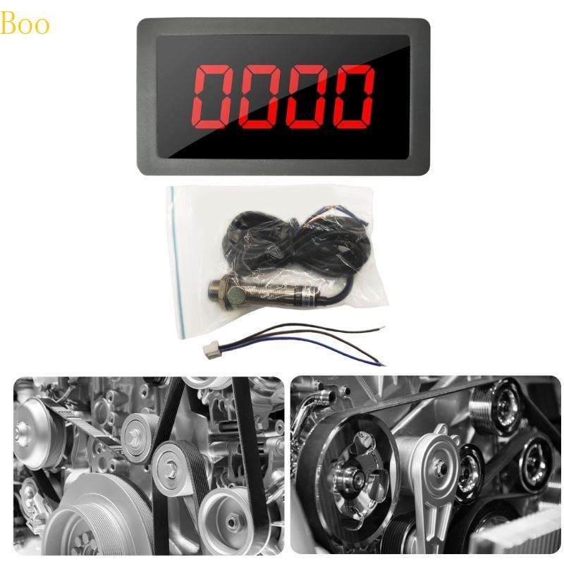 Boo LED Tacômetro Digital Medidor Velocidade Do Motor Preciso Dispositivo Detecção Monitoramento Tacom