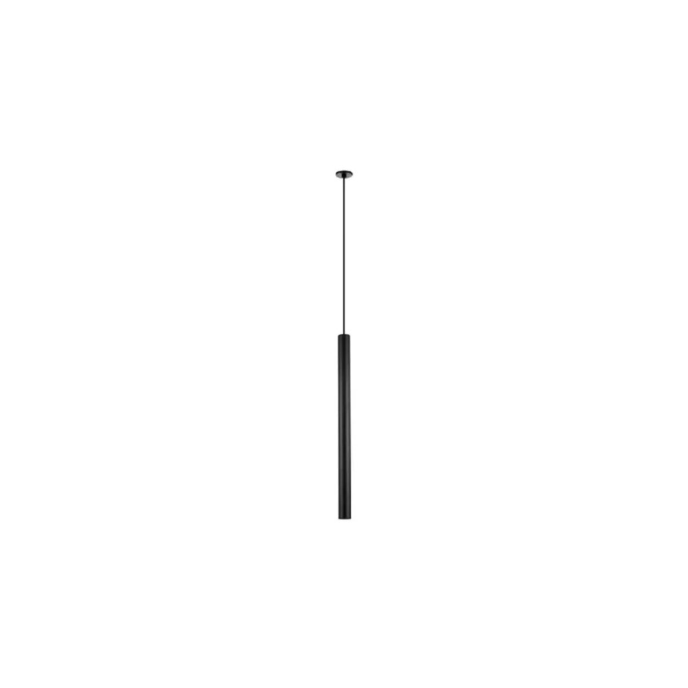 Pendente Lisse Cilíndrico Com Canopla Menor 59,5xØ4cm Alumínio - Newline 426 Cobre