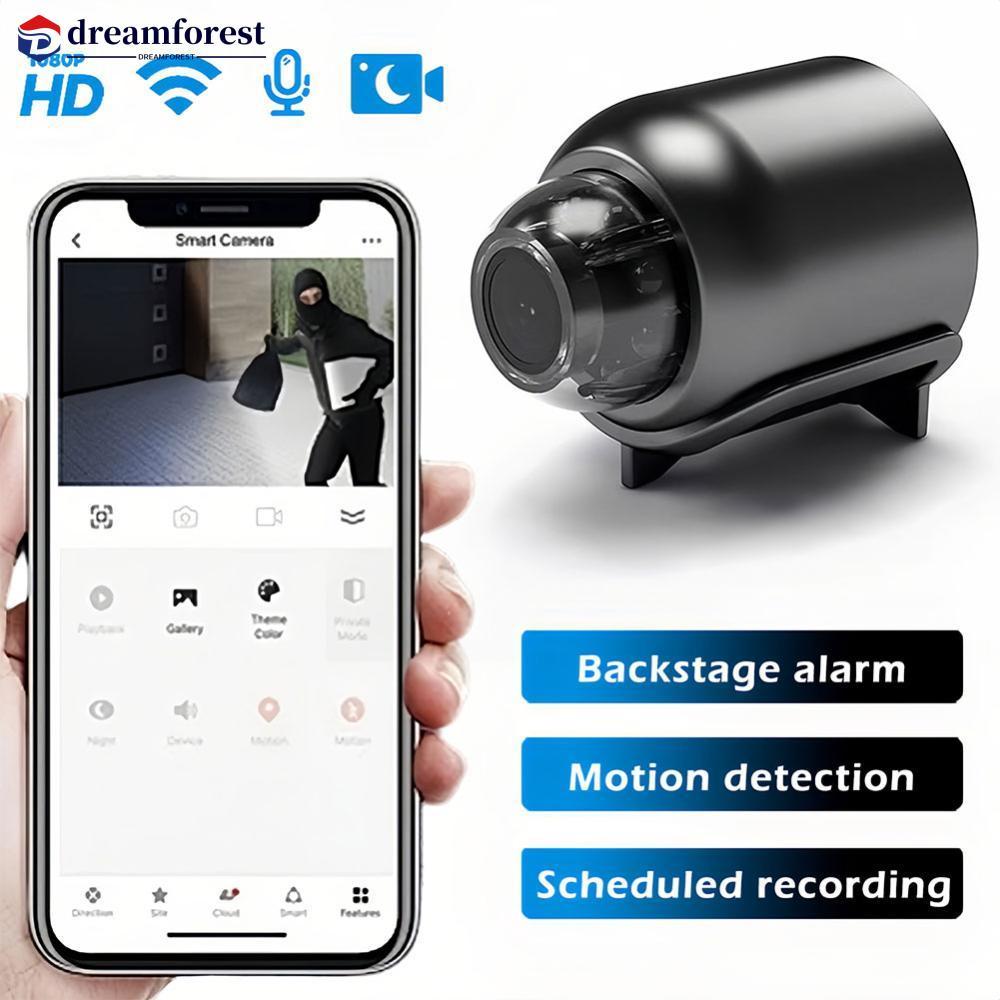 DREAMFOREST 1080P HD Mini Câmera WiFi Sem Fio Visão Noturna Casa X5 Remota Crianças Monitoramento De Segurança Para Anim