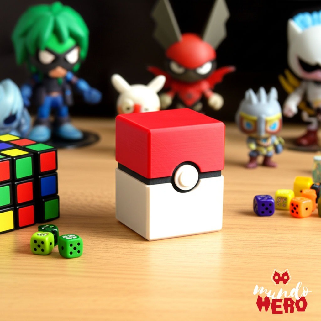 Porta Cartas Pokémon Pokébola | Álbum Case para Cards Pokémon TCG