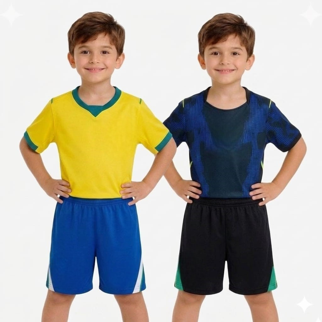 Conjunto infantil seleção brasileira Copa do mundo 2026