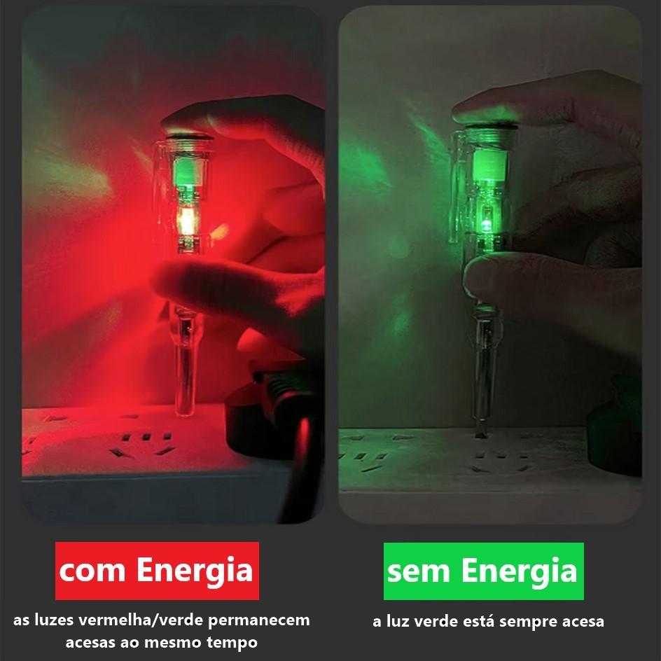 Ferramenta Caneta Chave Teste Fenda Ponta Chata Em Aço 3mm — imagem 2 de 2