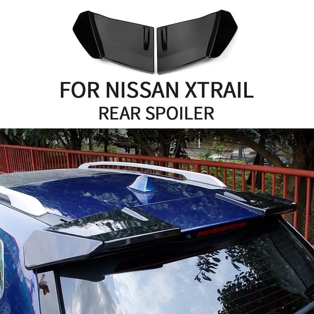 Para Nissan Xtrail Extensão Do Telhado Traseiro Spoiler Asa Cauda X-TRAIL ABS Gloss Preto Acessórios Automóveis 2014 201