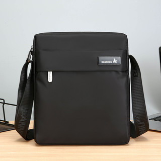 Bolsa masculina de ombro bolsa mensageiro versão coreana mochila de lona à prova d'água 2025 novo estilo pasta de pano O