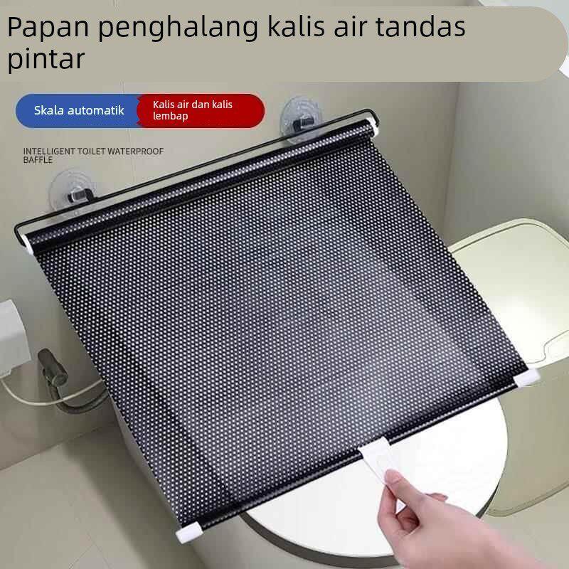 Defletor à prova d'água para vaso sanitário inteligente, ferramenta útil, capa contra poeira, acessórios universais, obt