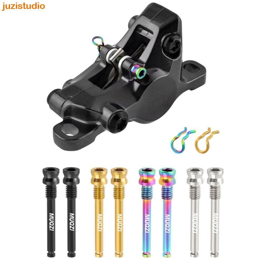 Parafusos De Freios A Disco De Bicicleta JUZISTUDIO , M4 * 26mm Com Clipe De Fixação Pastilha De Freio , Pinos De Mola