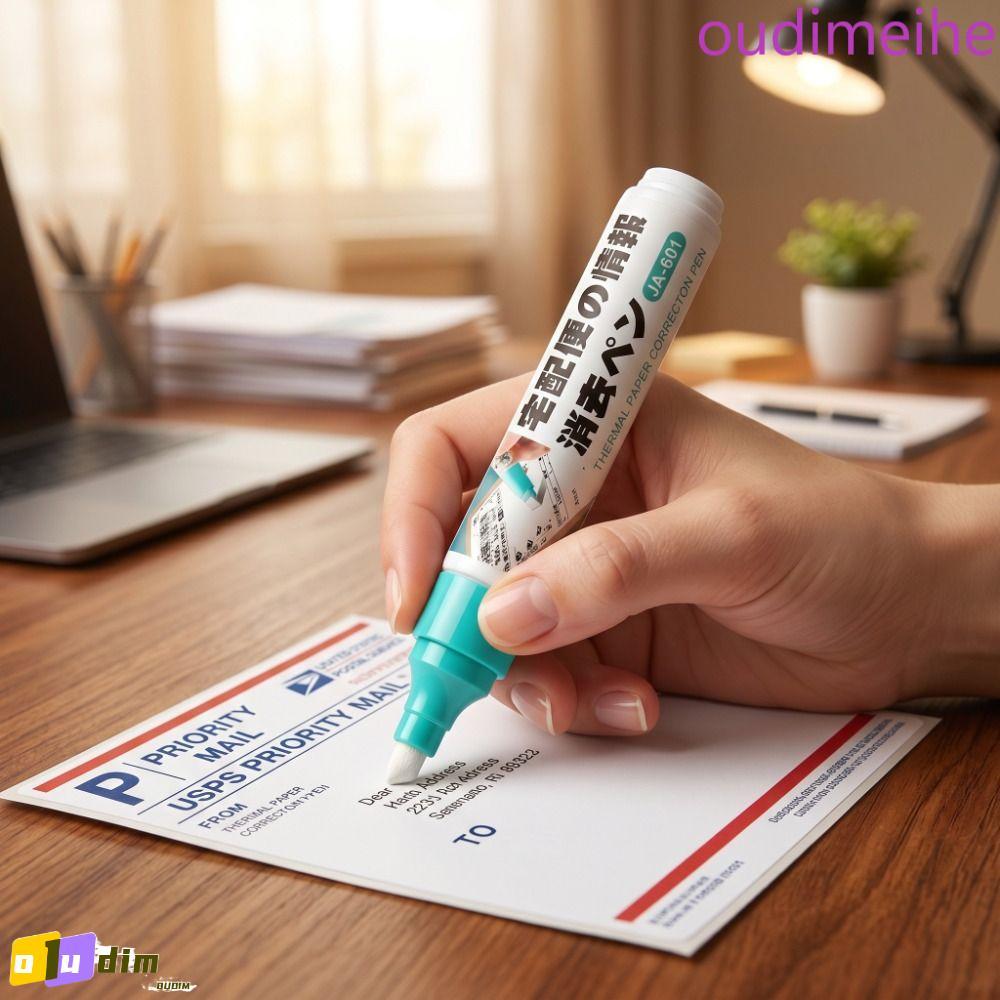 Caneta De Apagamento De Papel Térmico OUDIMEIHE , Proteção De Privacidade Durável Para Telefone Com Endereço , Grande Ca