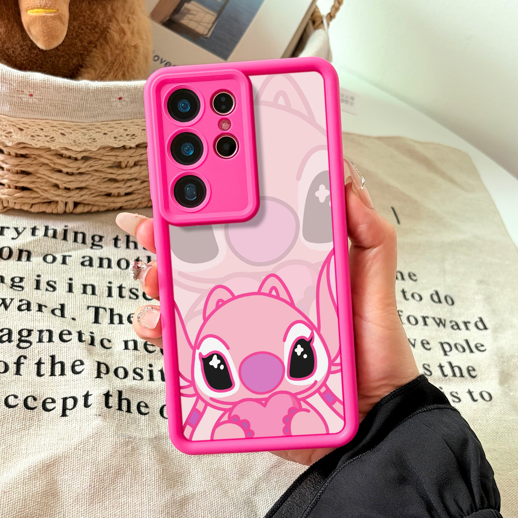 Capinha Samsung S26 Ultra Luxo Feminina Rosa Pink Anti Impacto capa Samsung A56 S23 S24 S25 A55 A54 A35 A25 A15 #053M