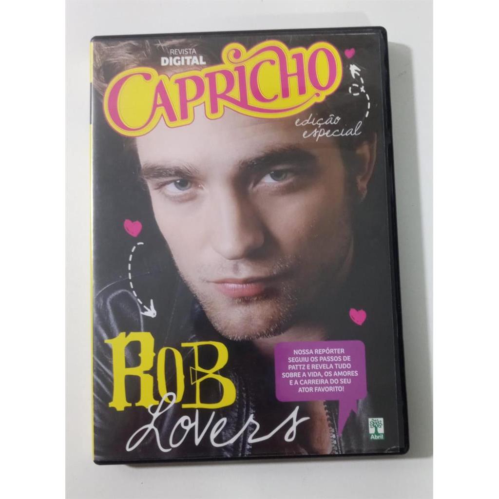 Revista Capricho - Rob Lovers Ed Especial -  Série Crepúsculo autor Revista Capricho - Robert Pattinson - Série Crepúscu
