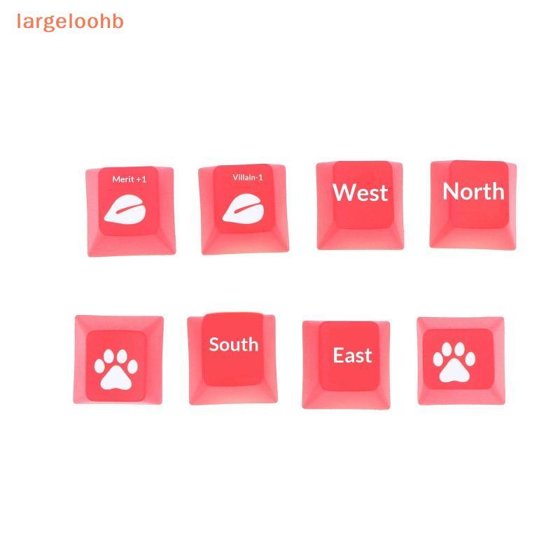 [largeloohb] Keycaps Translúcidos Direção Seta Teclas Mecânico Teclado ABS Cultura Chinesa Conjunto De Decorativas Para