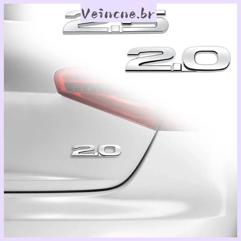 VEI Acessório Automotivo 3D ABS 2 0 2 5 Forma Emblema Do Carro Decalque Adesivo Decorativo Tronco