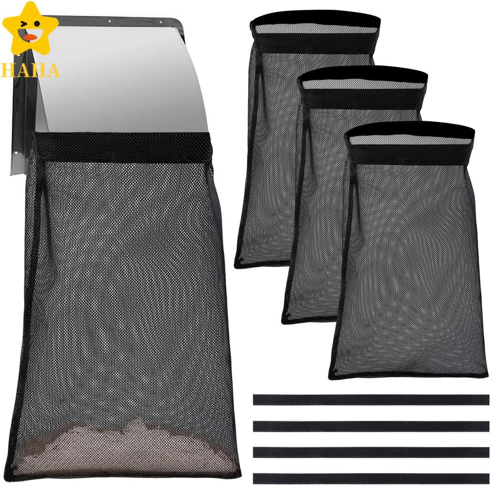 4 Pçs Secador De Ventilação Sacos De Fiapos Resistência Ao Desgaste Saco Filtro Poeira Reutilizável Coletor 39x25cm Shop