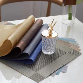 30*45cm placemat Cross-Border Teslin tapete de mesa à prova dwaterproof água pvc tapete de isolamento quadro Diagonal oc
