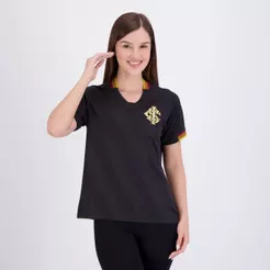 Camisa Internacional Gold II Feminina Preta