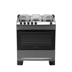 Fogão 5 Bocas Atlas Mônaco Top Automático Mesa Inox Titanium Bivolt