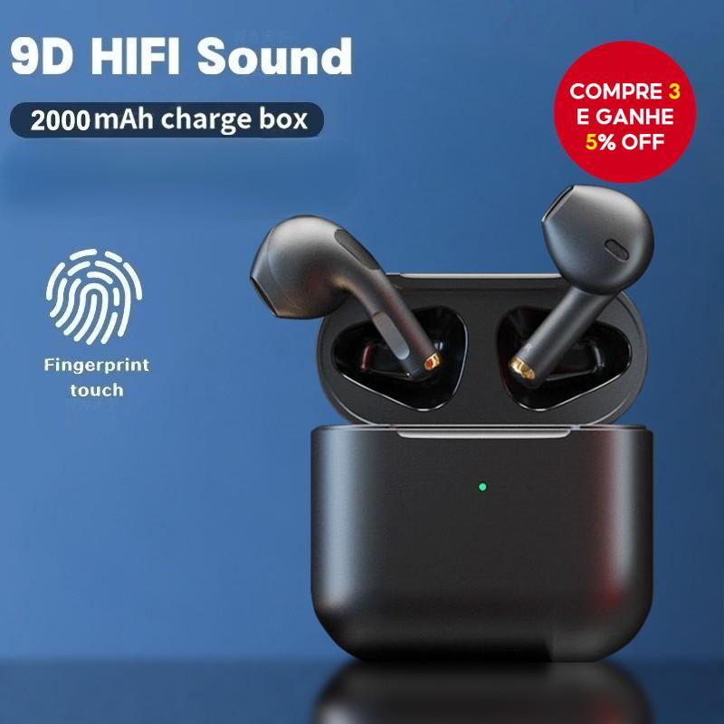 Pro 4 TWS Fones De Ouvido Sem Fio Mini Bluetooth Esportes Baixo Alta Fidelidade Sons Estéreo Jogos Redução Ruído