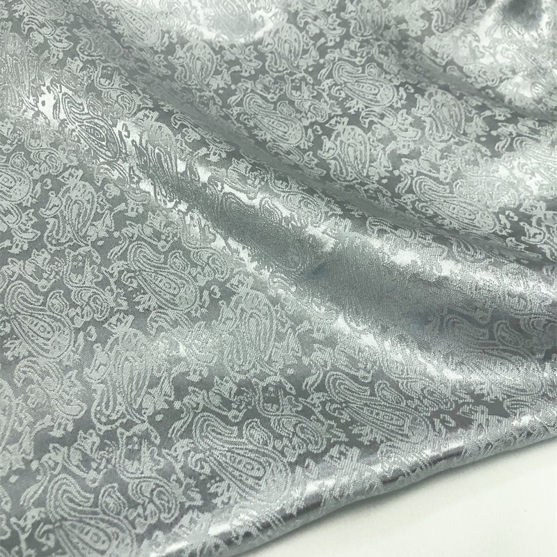 Retro palácio estilo cetim Jacquard macio traje tecido brilhante saia fina Hanfu Designer tecido artesanal