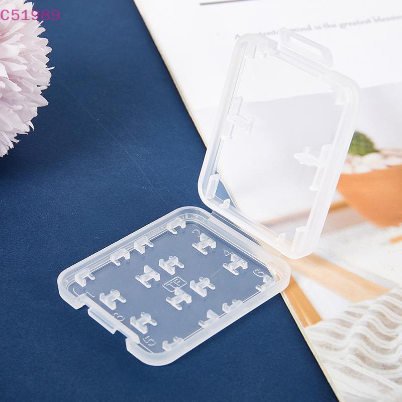[kaan] 1Pc Suporte Protetor Transparente Micro Caixa Para SD SDHC TF MS De Armazenamento De Cartão De Memória Caixas De