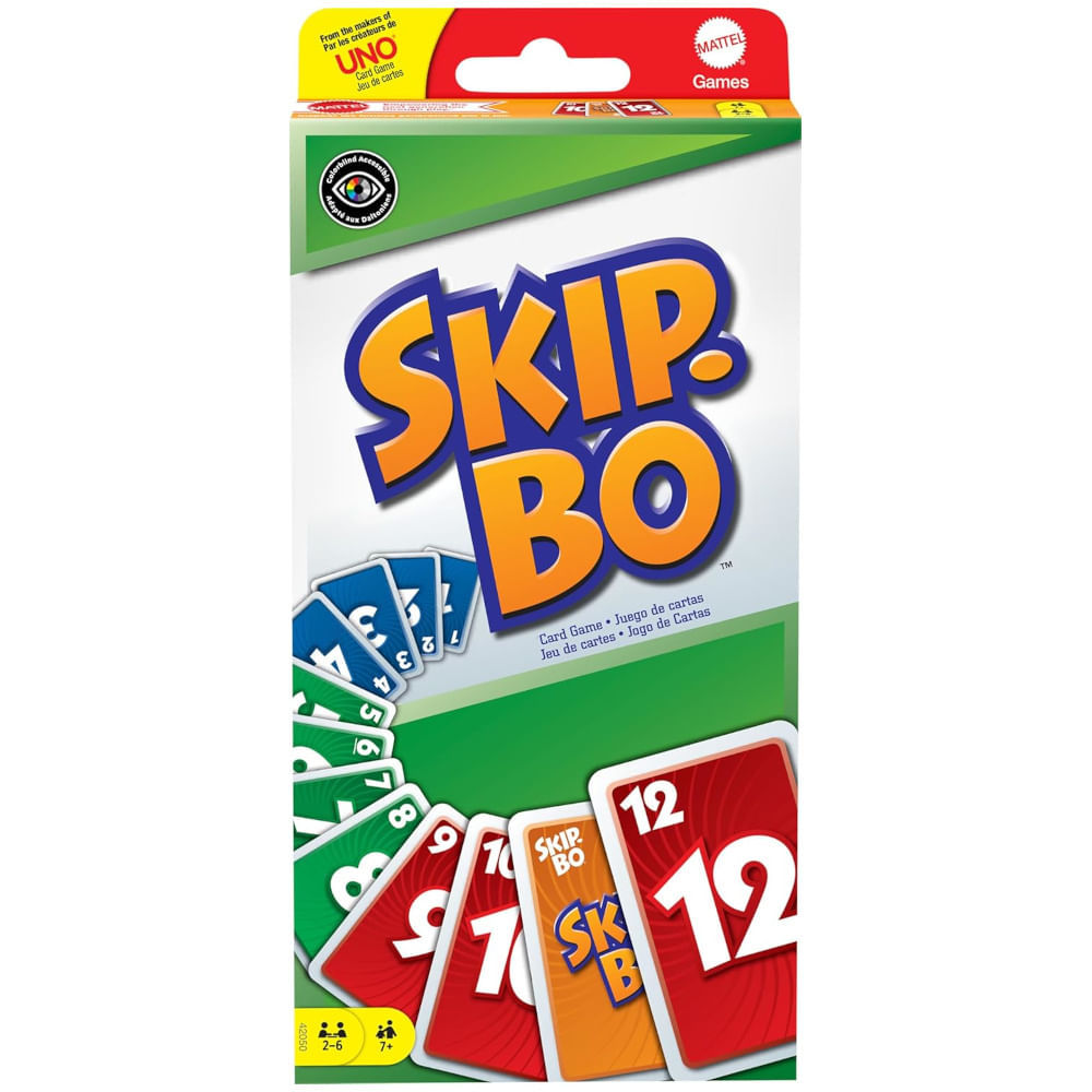 Jogo de Cartas - Skip-Bo - Uno - Mattel