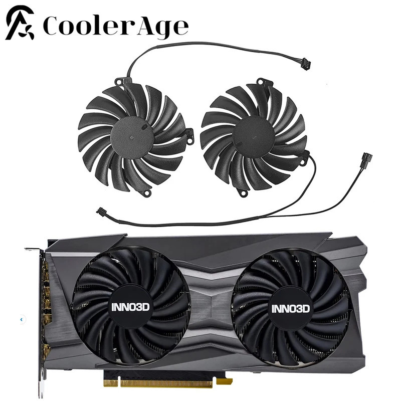 Substituição Do Ventilador Da Placa De Vídeo Para INNO3D GeForce RTX 3070 TWIN X2 OC 85MM CF-12910S RTX3070 De Resfriame