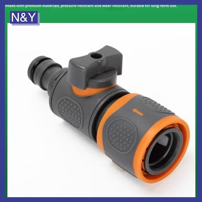 N & Y 3 Unidades De Adaptador De Mangueira De Jardim Qui Connect Com Válvula De Esfera Se Encaixa Em Conectores De 1/2 "