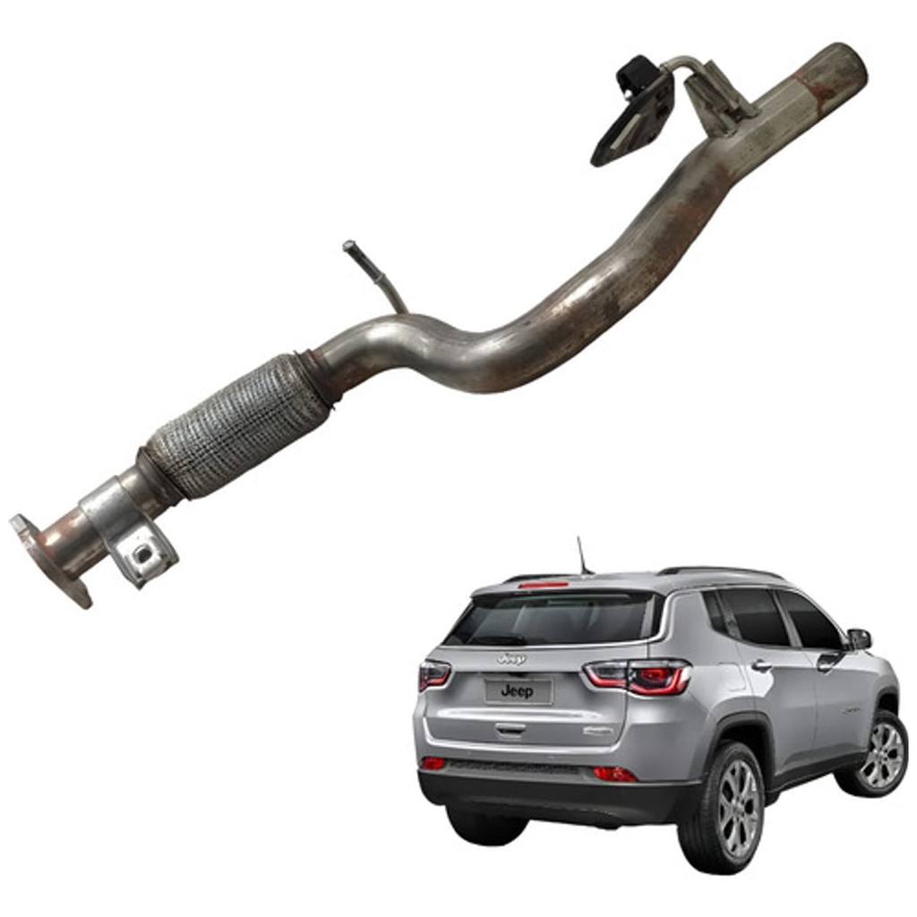 Flexivel Cano Escapamento Jeep Compass Renegade 2017 2018