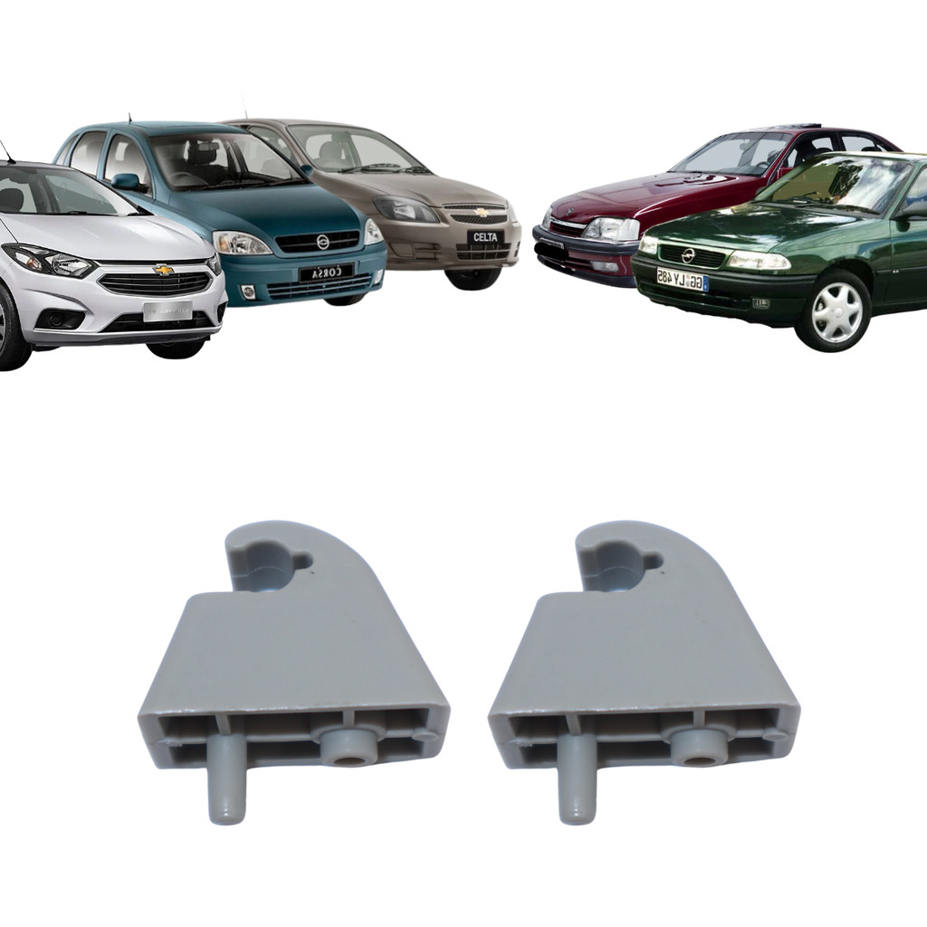 2 Suporte Quebra Sol Astra Hatch Celta Corsa Omega Prisma