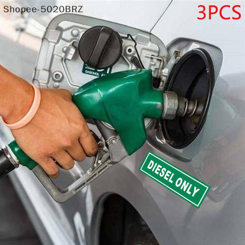 [THEBR] 3 PCS Lembrete De Gasolina Diesel Carro Stier Para Tanque De Óleo Tru Trator Veículo Automóvel Acessórios [BR]