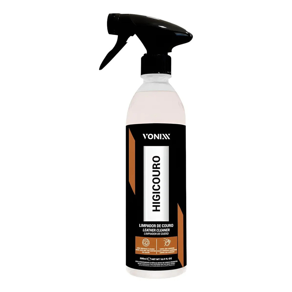 Limpador de Couro Vonixx Higicouro 500ml Para Banco de Carro