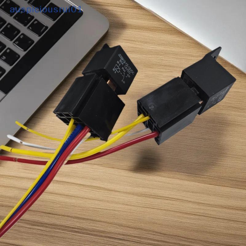 1 Conjunto De Luz Principal Ar Condicionado Motocicletas DC12V DC24V Relé 80A 4/5 Pinos Automotivo À Prova Dwaterproof Á