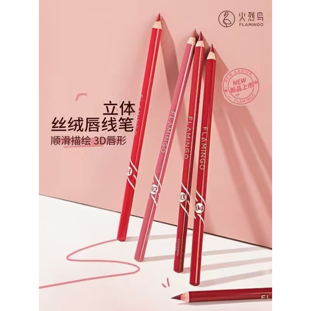 Flamingo Tridimensional Sedoso Lip Liner Lip Glaze Pen Lip Gloss Lip Gloss Batom Lip Gloss Lip Glo