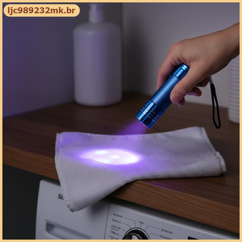 [MYBR] Lanterna De Teste De Agente Fluorescente Luz UV 395nm Lâmpada Leve Detector Seguro De Ingredientes Alimentares Pa