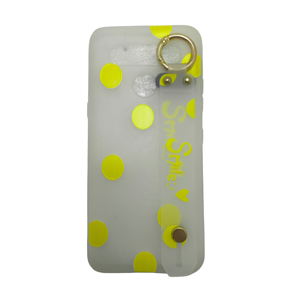 Capa capinha protetora LG K41s bolinha amarela