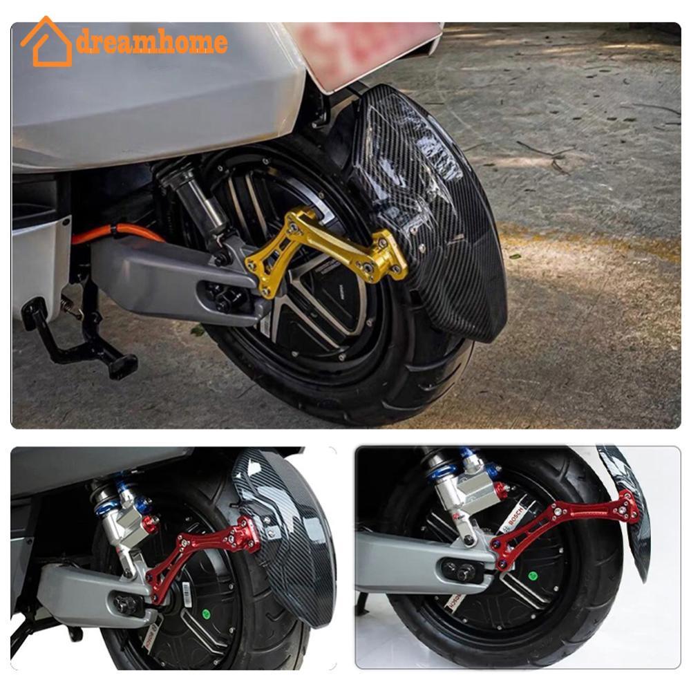 Fender DREAMHOME Universal Motocicleta Paralama Traseiro Extensão Respingo Almofada CNC Alumínio Para Macaco M3 M5 Maver