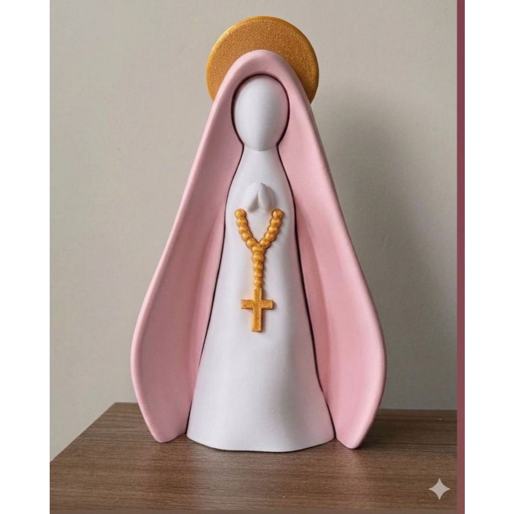 Nossa Senhora Decorativa Escultura Religiosa - Escultura Religiosa Nossa Senhora Decorativa