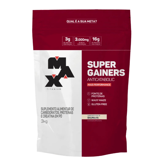 Hiper Calórico Super Gainers Refil 3KG