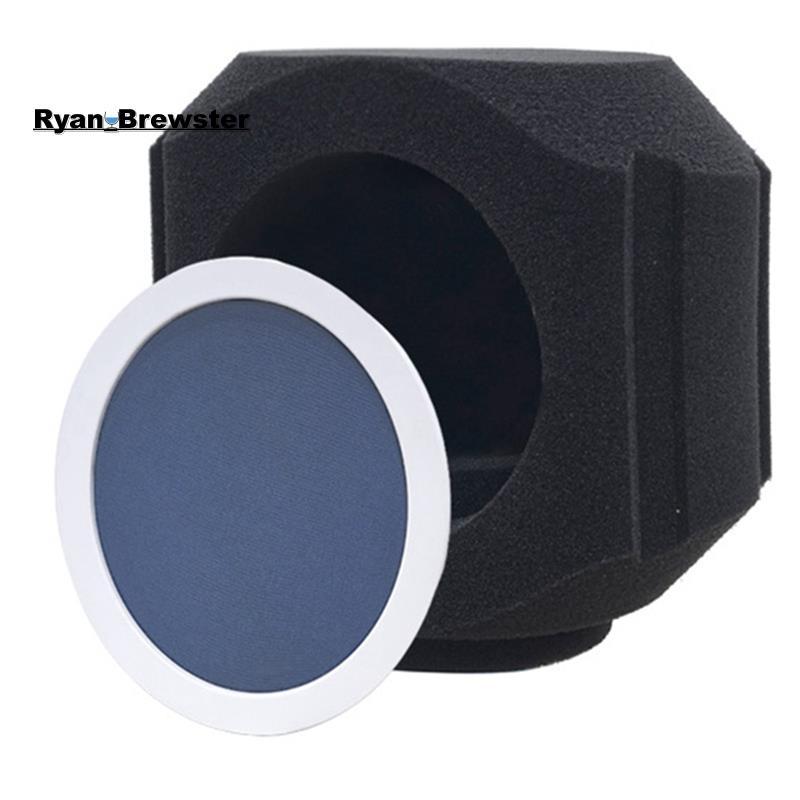 [Preferência R] Escudo De Isolamento De Microfone De Espuma Acústica Filtro Vento Para Estúdios De Gravação Bola Vocal C
