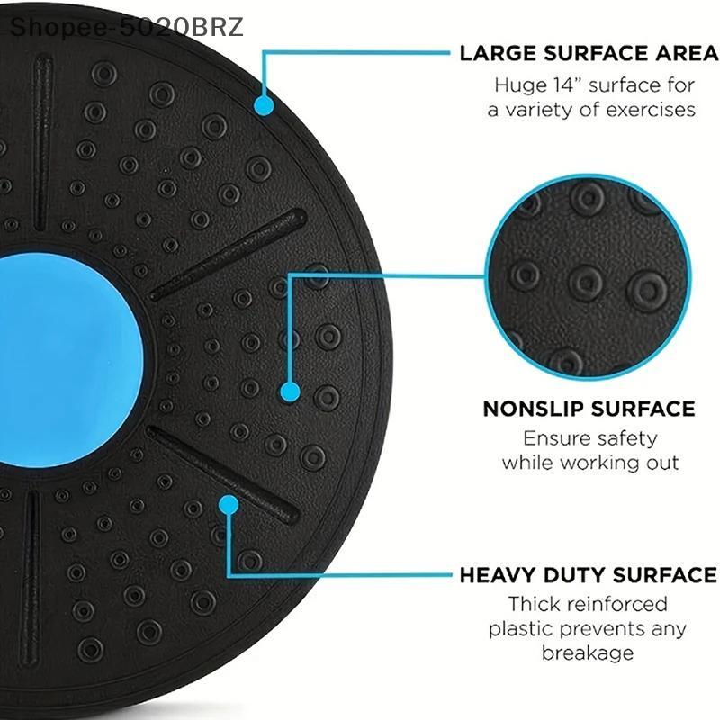 [THEBR] 1Pc Yoga Balance Board Disco Placas Redondas Pedal De Treinamento De Fitness Placa De Equilíbrio Sensorial Para